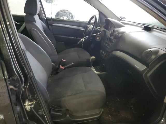 KL1TD5DE9AB125841 - 2010 CHEVROLET AVEO LS 黑色 照片 5