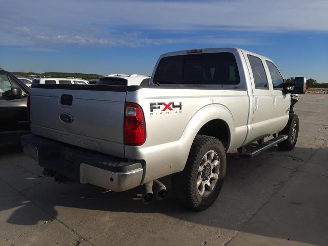 1FT7W2BT8BEC74195 - 2011 FORD F250 SUPER SILVER photo 4
