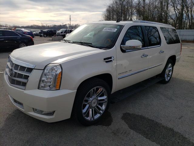 1GYUKKEFXAR240278 - 2010 CADILLAC ESCALADE E WHITE photo 2