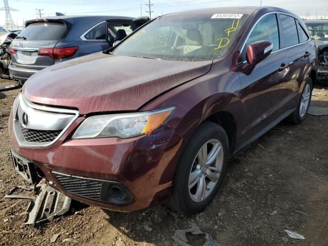 5J8TB4H36DL013970 - 2013 ACURA RDX BURGUNDY photo 2