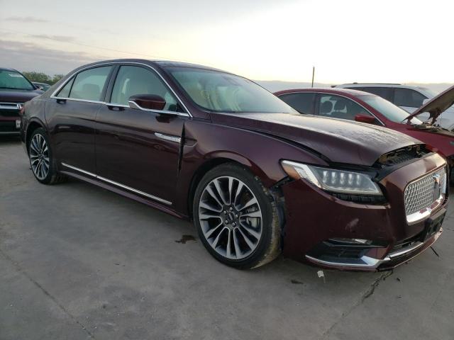 1LN6L9NC0H5628286 - 2017 LINCOLN CONTINENTA MAROON photo 4