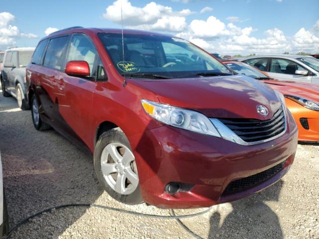 5TDKK3DC3ES430666 - 2014 TOYOTA SIENNA LE BURGUNDY photo 1