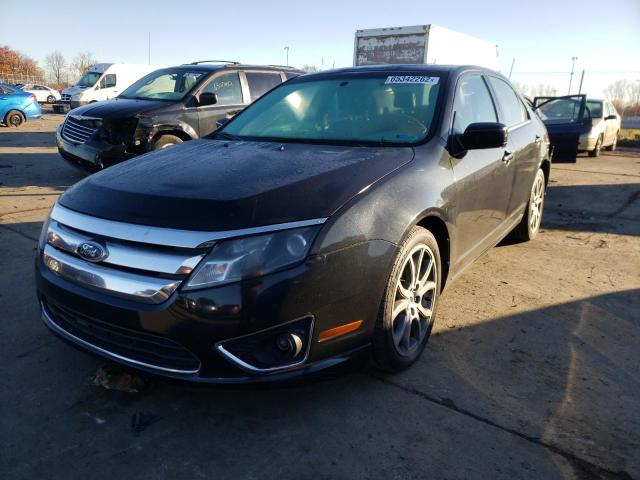 3FAHP0JG2CR405667 - 2012 FORD FUSION SEL BLACK photo 2