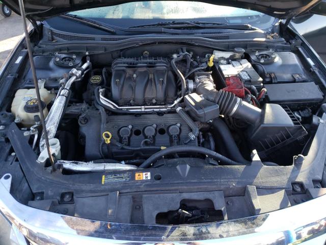 3FAHP0JG2CR405667 - 2012 FORD FUSION SEL BLACK photo 7