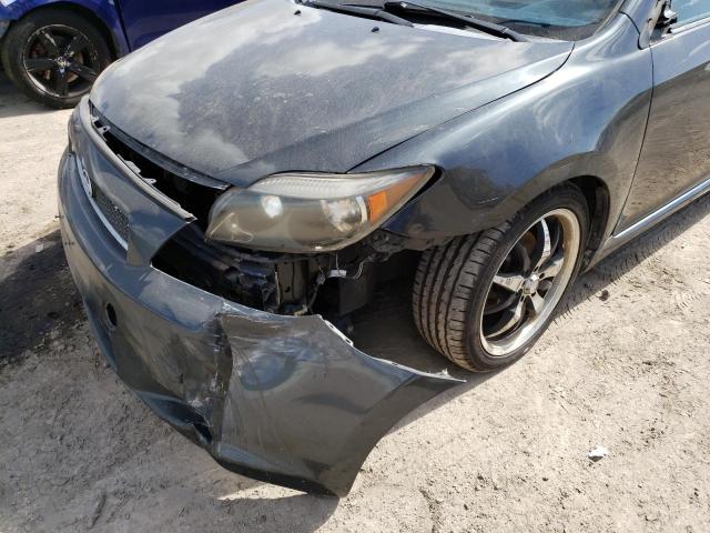 JTKDE177260088076 - 2006 TOYOTA SCION TC GRAY photo 9