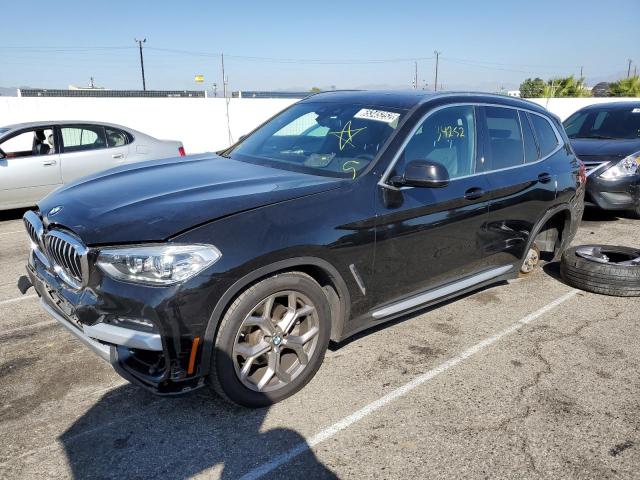 5UXTY5C09M9F56065 - 2021 BMW X3 XDRIVE3 BLACK photo 1