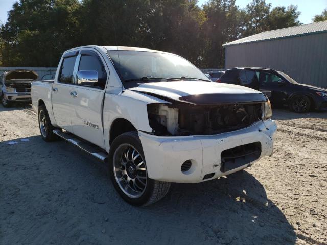 1N6BA07A05N562363 - 2005 NISSAN TITAN XE WHITE photo 1