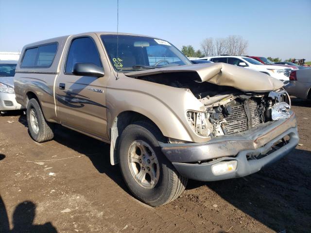 5TENL42N01Z731364 - 2001 TOYOTA TACOMA TAN photo 1