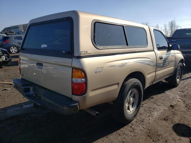 5TENL42N01Z731364 - 2001 TOYOTA TACOMA TAN photo 4