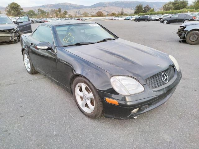 WDBKK65F52F243501 - 2002 MERCEDES-BENZ SLK 320 BLACK photo 1