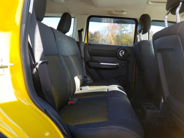 1D4PT6GX9BW537903 - 2011 DODGE NITRO DETO YELLOW photo 6