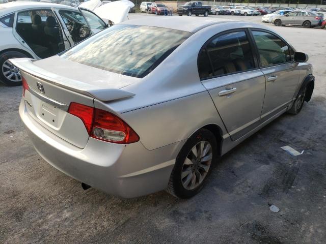 2HGFA16939H527673 - 2009 HONDA CIVIC EXL Gümüş foto 4