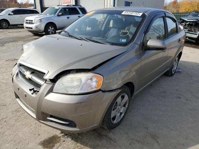 KL1TD56E09B386588 - 2009 CHEVROLET AVEO LS 棕色 照片 2