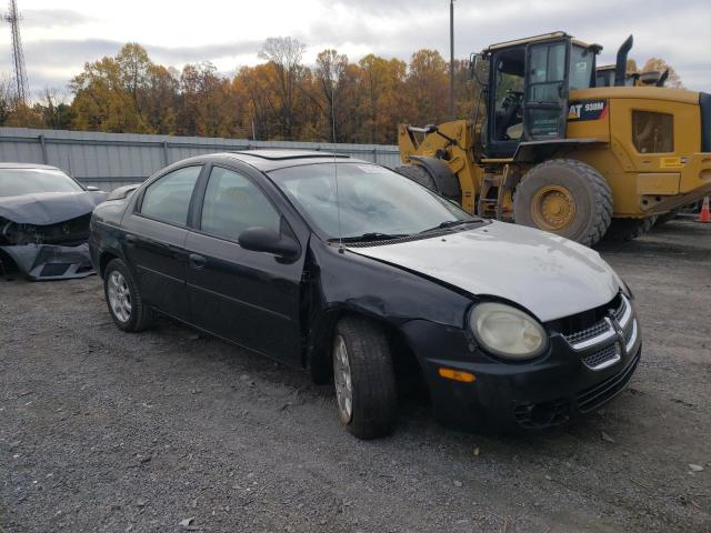 1B3ES56C23D185133 - 2003 DODGE NEON SXT BLACK photo 1