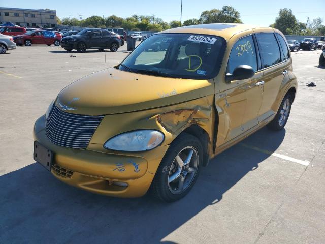 3C8FY68B82T325446 - 2002 CHRYSLER PT CRUISER GOLD photo 2