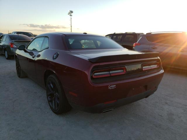 2C3CDZAG8KH500444 - 2019 DODGE CHALLENGER BURGUNDY photo 3