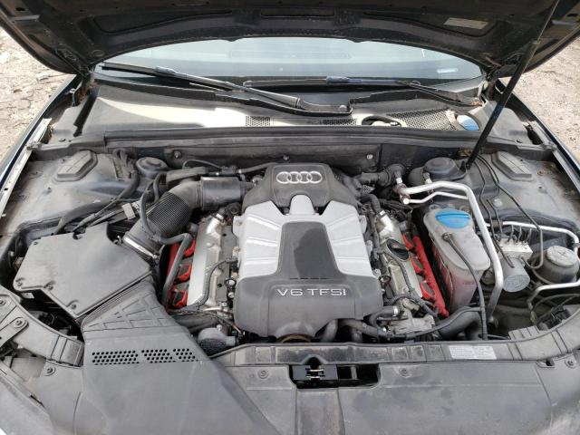 WAUVGAFH9BN013806 - 2011 AUDI S5 PRESTIG BLACK photo 7