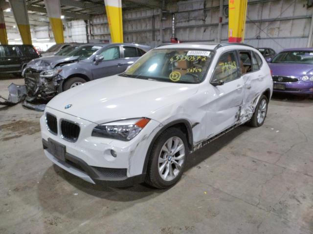 WBAVL1C59DVR90274 - 2013 BMW X1 XDRIVE2 WHITE photo 2