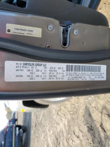 1C4NJPBA6DD186997 - 2013 JEEP PATRIOT SP Boz foto 10