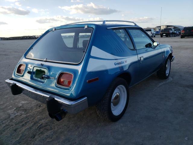 A7M465C118512 - 1977 AMERICAN MOTORS GREMLIN BLUE photo 4