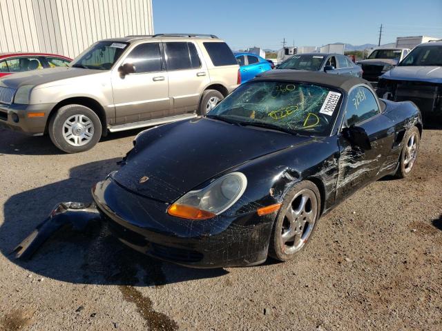 WP0CA29831U624822 - 2001 PORSCHE BOXSTER BLUE photo 2