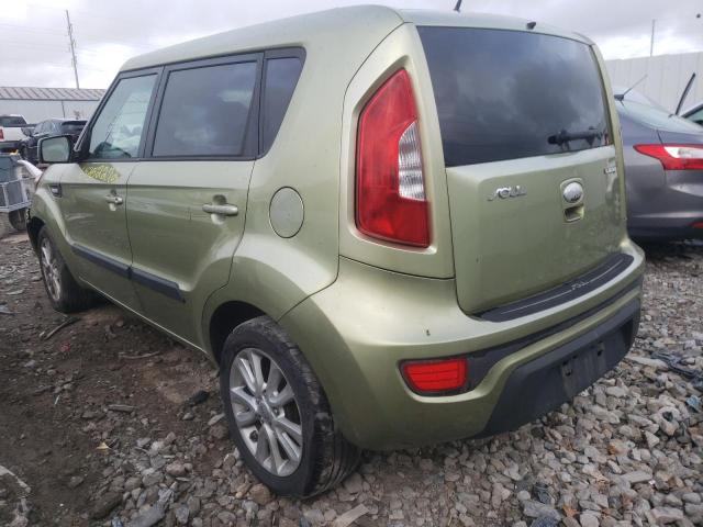 KNDJT2A57D7633870 - 2013 KIA SOUL GREEN photo 3