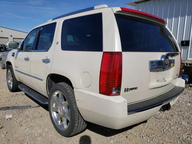 1GYS4EEJ8DR310629 - 2013 CADILLAC ESCALADE H WHITE photo 3