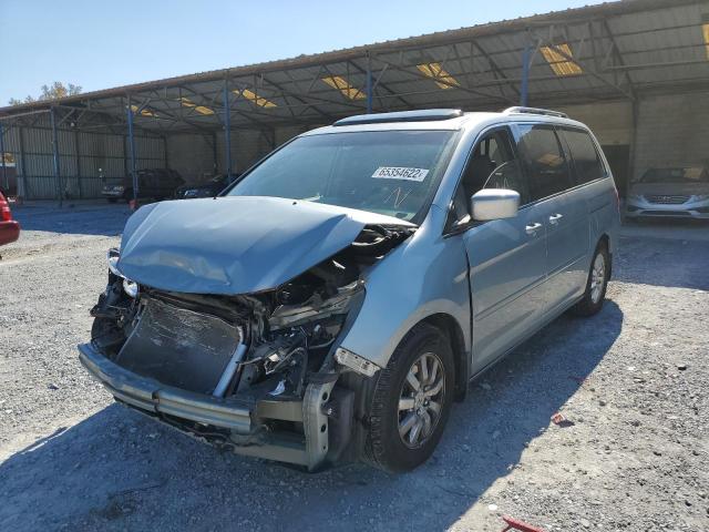 5FNRL38749B047581 - 2009 HONDA ODYSSEY EX GRAY photo 2