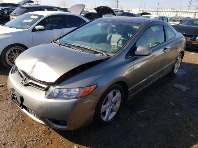 2HGFG12978H552319 - 2008 HONDA CIVIC EXL 灰色 照片 2