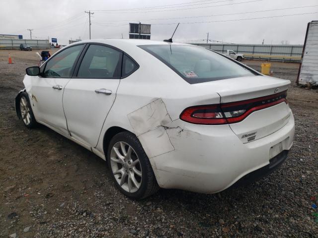 1C3CDFCA0DD106220 - 2013 DODGE DART LIMIT WHITE photo 3