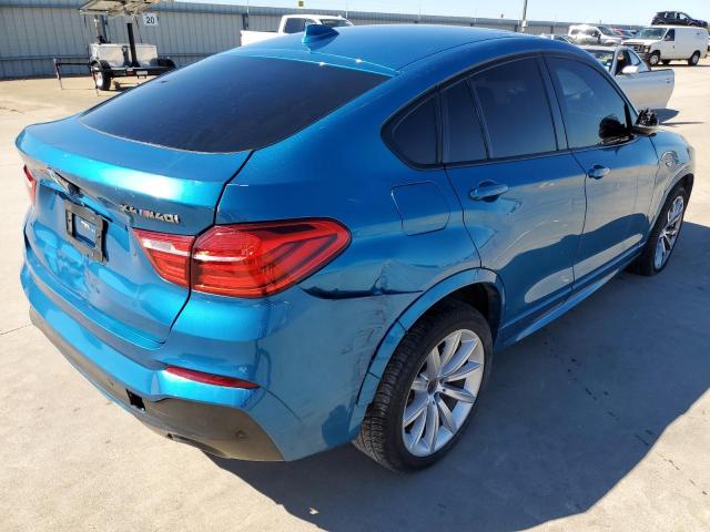 5UXXW7C54J0W63908 - 2018 BMW X4 XDRIVEM BLUE photo 4