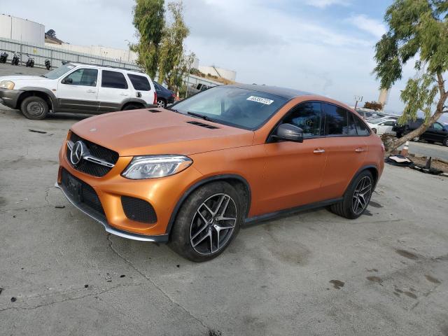 4JGED6EB7HA083564 - 2017 MERCEDES-BENZ GLE COUPE ORANGE photo 2