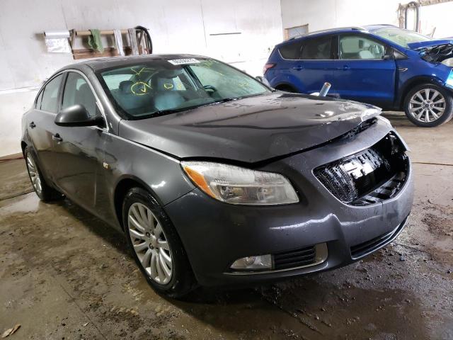 W04GP5EC2B1127852 - 2011 BUICK REGAL CXL BLACK photo 1