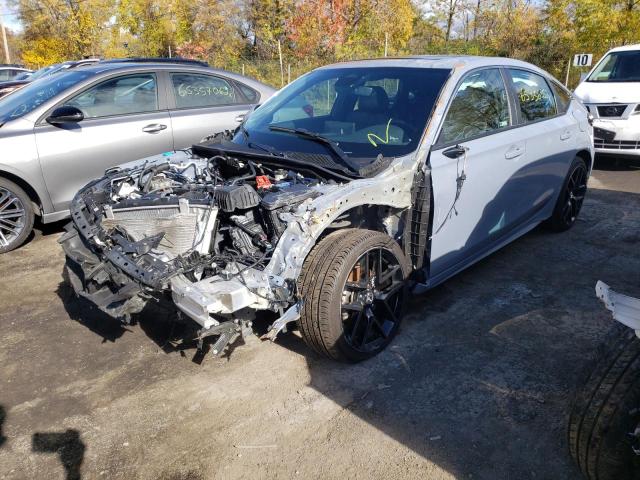 19XFL1H83NE007413 - 2022 HONDA CIVIC SPOR BLUE photo 2