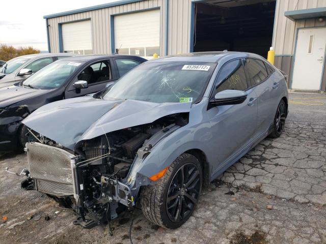 SHHFK7H90MU414854 - 2021 HONDA CIVIC SPOR GRAY photo 2