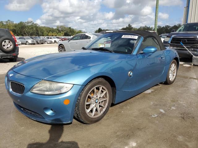 4USBT33525LS57637 - 2005 BMW Z4 2.5 BLUE photo 2