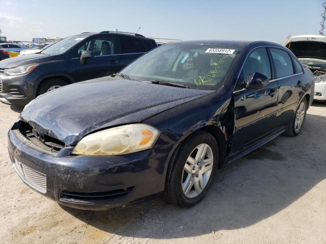 2G1WB5E31C1248344 - 2012 CHEVROLET IMPALA LT BLUE photo 2