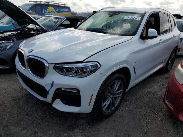 5UXTR9C52KLD96451 - 2019 BMW X3 XDRIVE3 WHITE photo 2