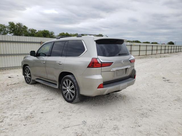 JTJHY7AX1J4278543 - 2018 LEXUS LX 570 SILVER photo 3