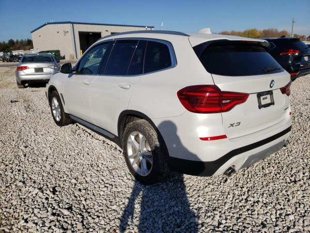 5UXTY5C09LLE58042 - 2020 BMW X3 XDRIVE3 WHITE photo 3