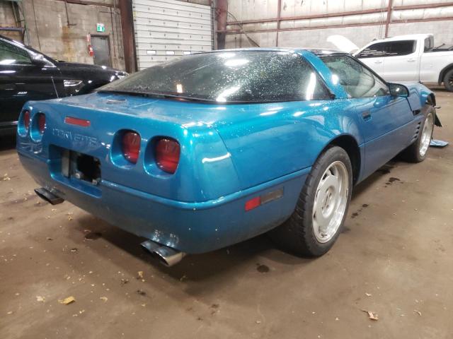 1G1YY23P4N5103571 - 1992 CHEVROLET CORVETTE TURQUOISE photo 4