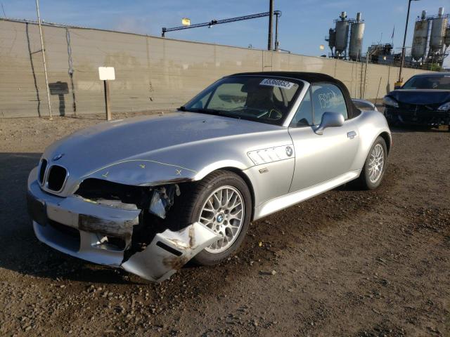 4USCN33412LM06962 - 2002 BMW Z3 2.5 SILVER photo 2