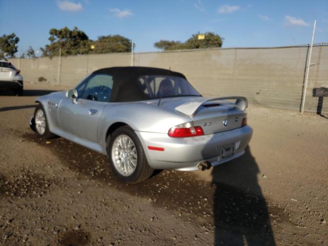 4USCN33412LM06962 - 2002 BMW Z3 2.5 SILVER photo 3