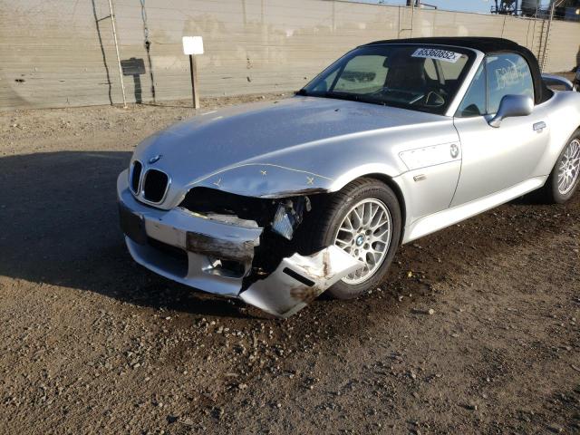 4USCN33412LM06962 - 2002 BMW Z3 2.5 SILVER photo 9