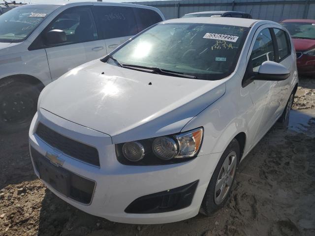 1G1JA6SH7G4155339 - 2016 CHEVROLET SONIC LS WHITE photo 1
