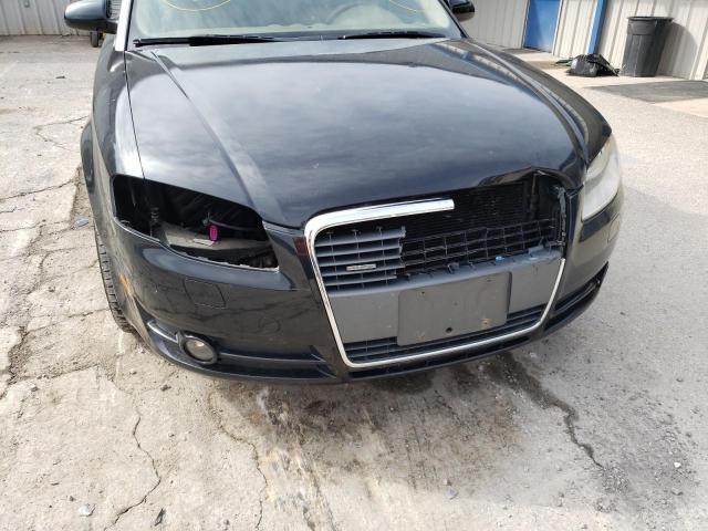 WAUDH48H77K027218 - 2007 AUDI A4 3.2 CAB BLACK photo 9