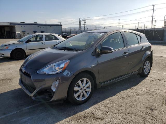 JTDKDTB39H1595216 - 2017 TOYOTA PRIUS C GRAY photo 2