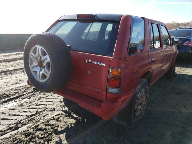4S6CM58V9T4418667 - 1996 HONDA PASSPORT E 红色 照片 4