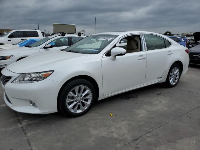 JTHBW1GG5D2008278 - 2013 LEXUS ES 300H WHITE photo 1