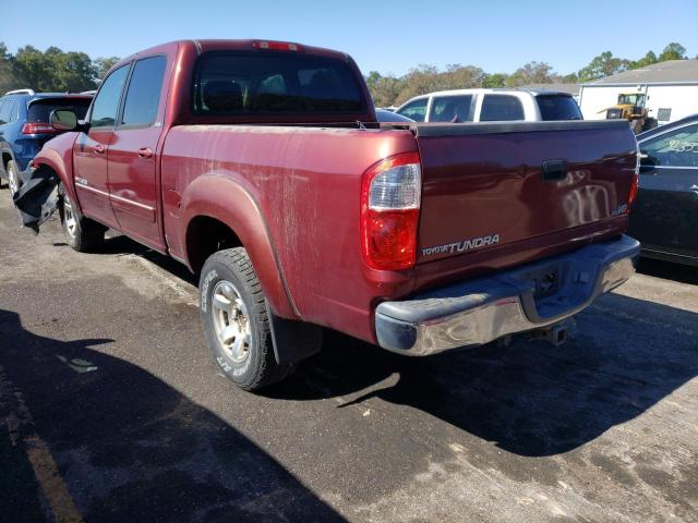 5TBET34156S541237 - 2006 TOYOTA TUNDRA DOU BURGUNDY photo 3